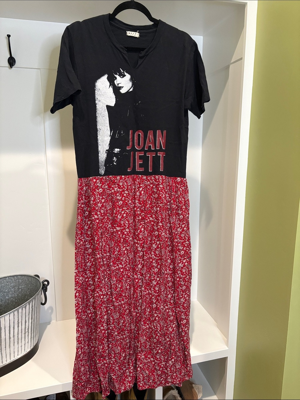 Upcycle Joan Jett Graphic Tee Maxi Dress - mama_six